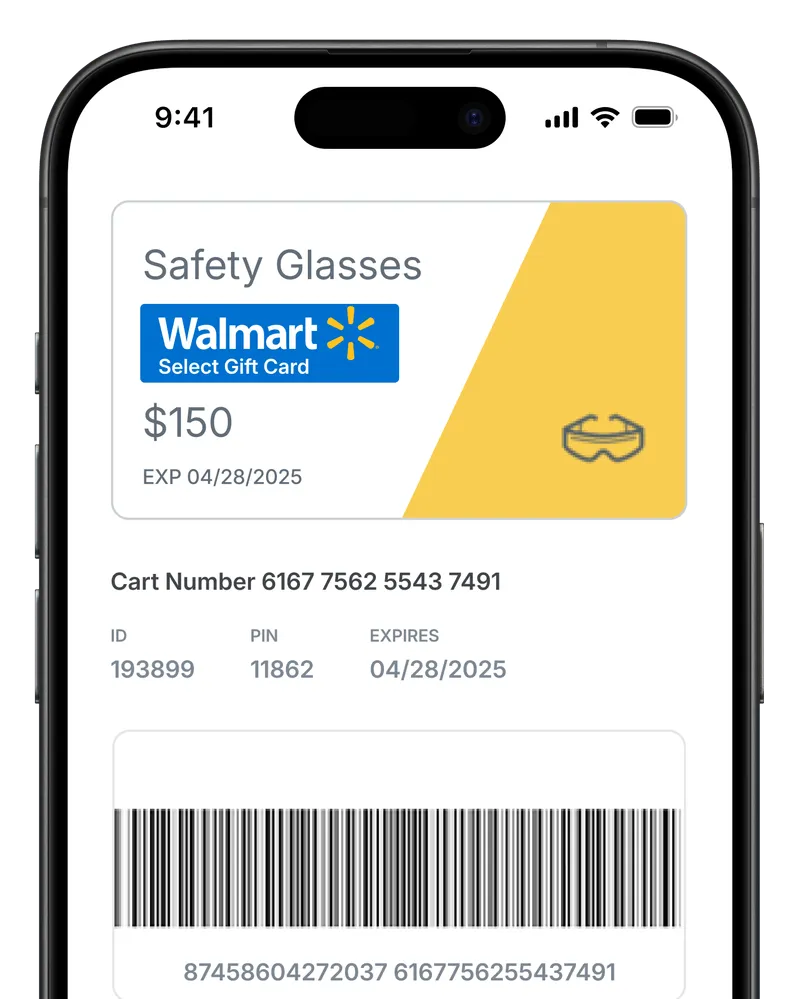 Digital payment card